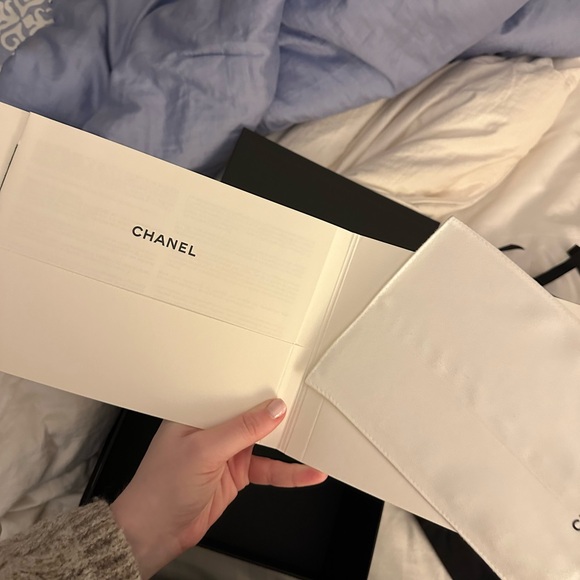 Authentic Chanel Mini Pearl Crush Flap Bag in Tweed & Antique Gold Hardware - Picture 13 of 16